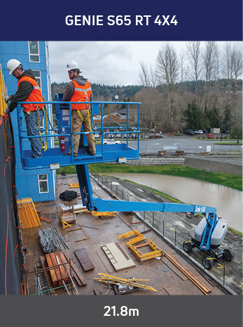 Genie S-65 telescopic boom lift