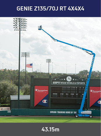 Genie Z-13570J articulated boom lift