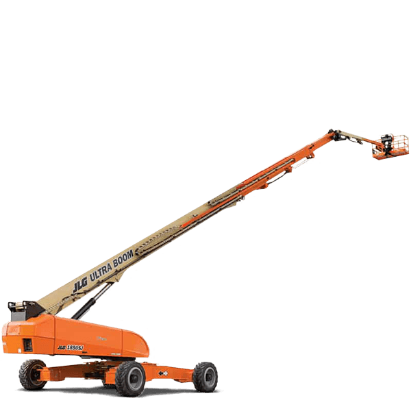 JLG 1850SJ telescopic boom lift — highest reach in the fleet