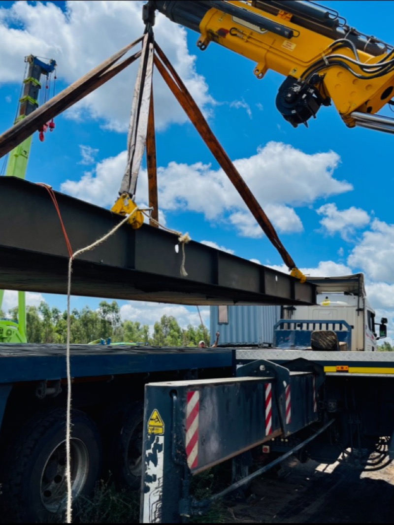 Abnormal weighbridge lift — rigging coordination on site