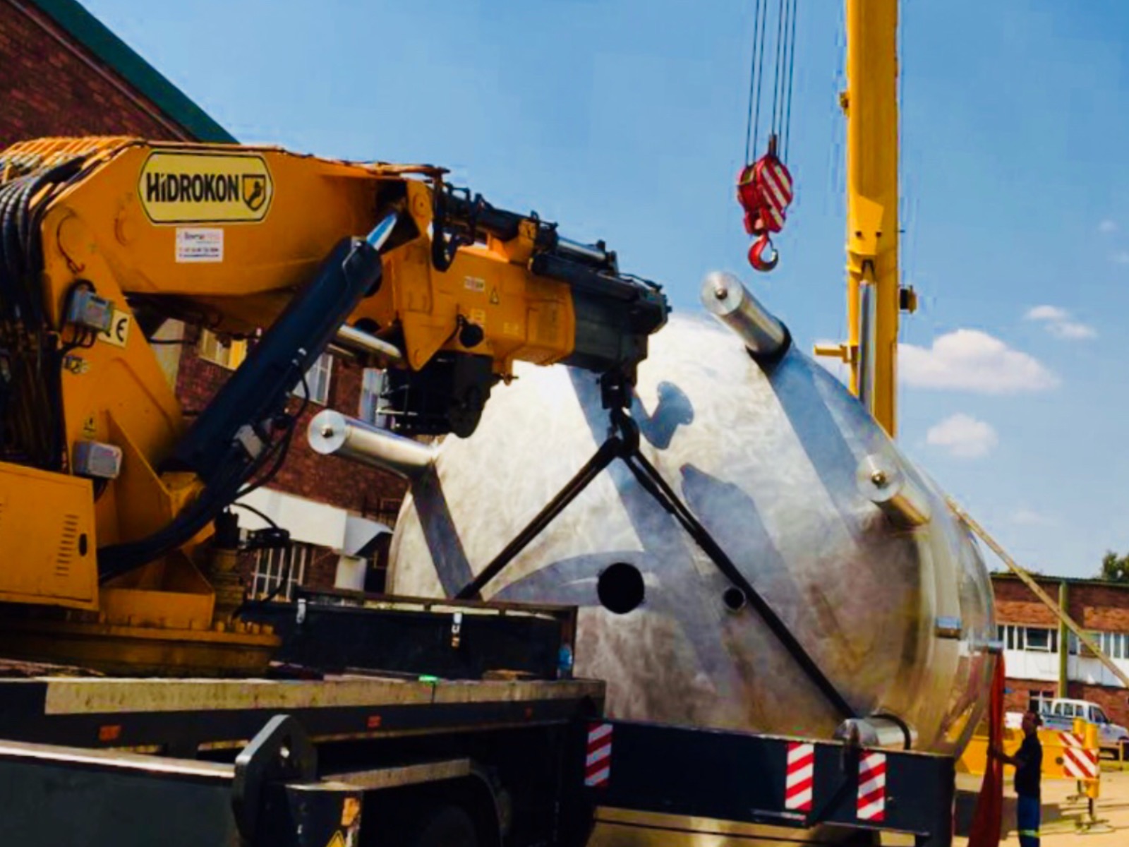 CMK Crane Hire team at work — operational crane hire across South Africa